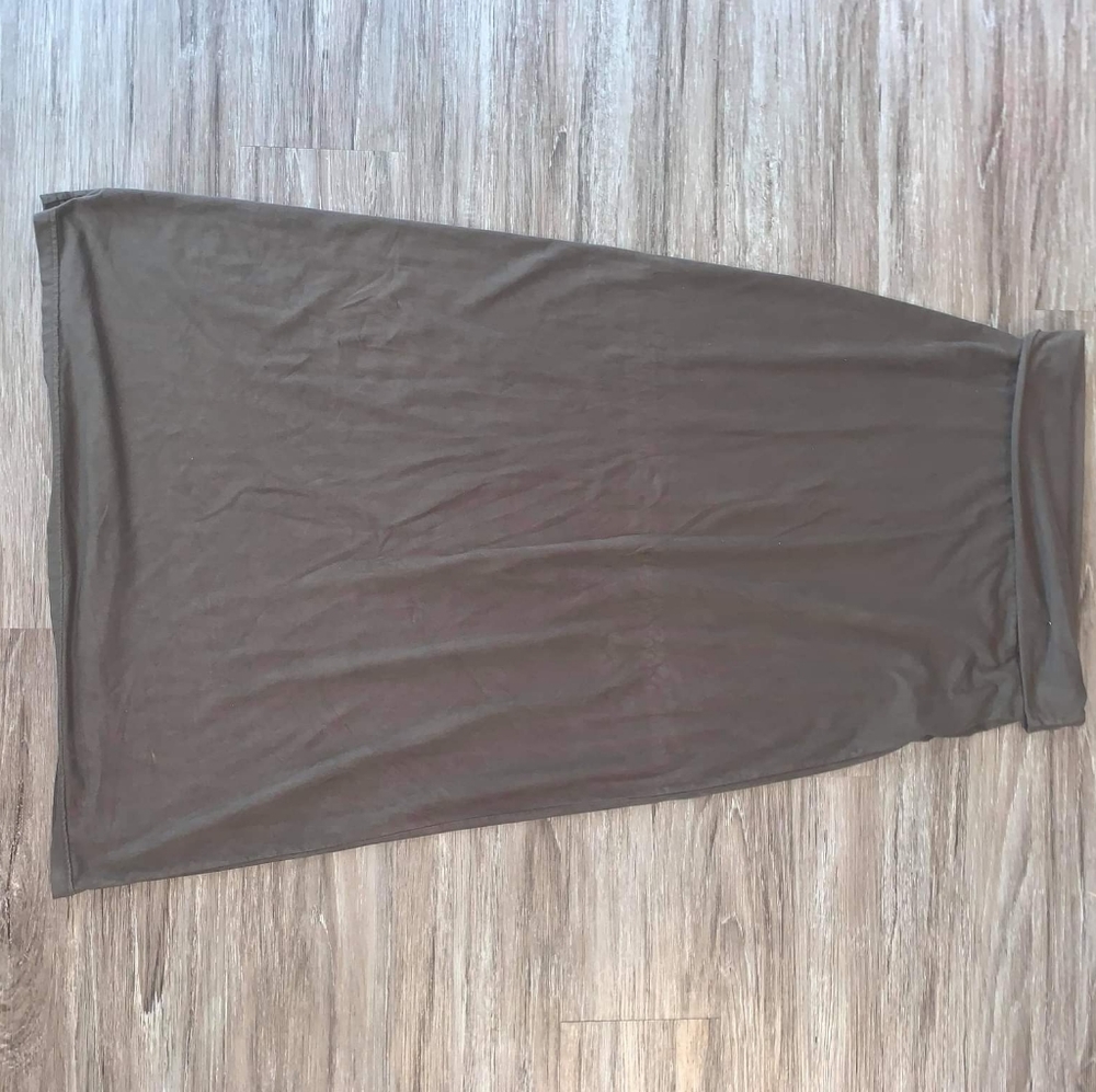 MAURICE'S OLIVE MAXI SKIRT